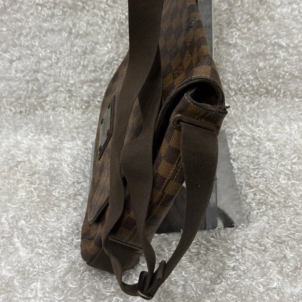 Louis Vuitton Coated Canvas Brooklyn GM Crossbody Bag